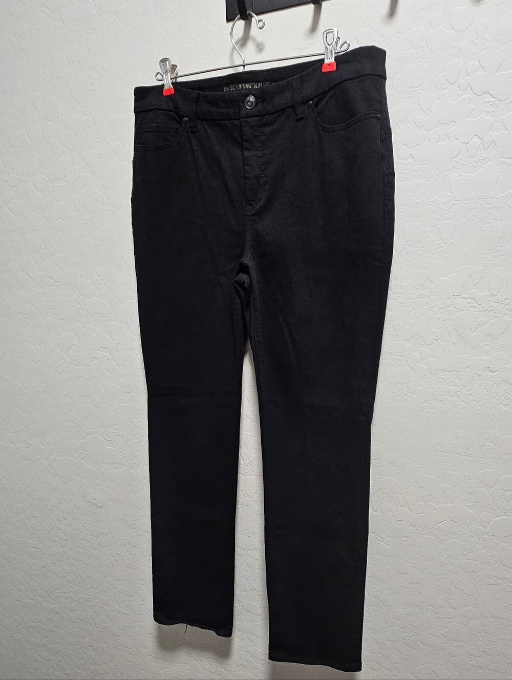 Chico's So Lifting Slim Leg Jeans Black Size 1.5 Regular (M/10)